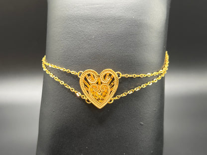 Heart on Fire Bracelet