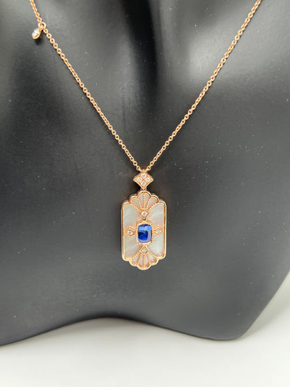 Art Deco Sapphire Necklace