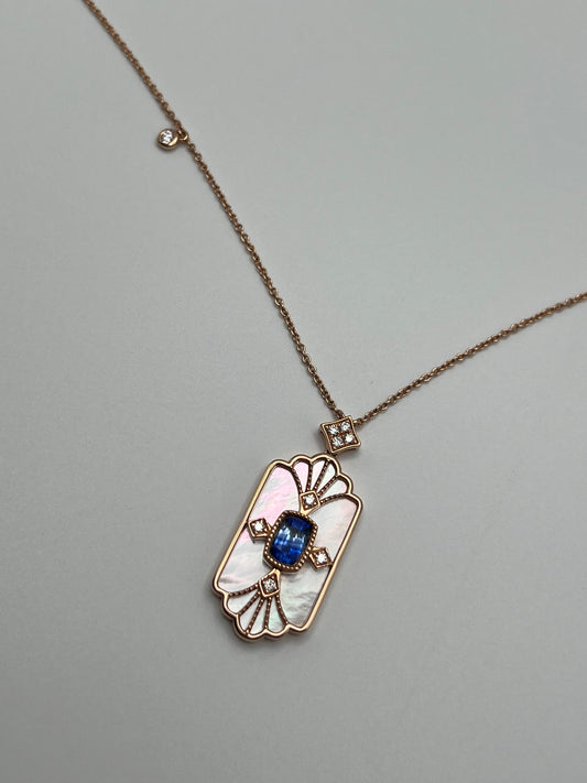 Art Deco Sapphire Necklace