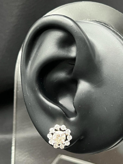 Just Brilliant Diamond Solitaire Stud Earrings