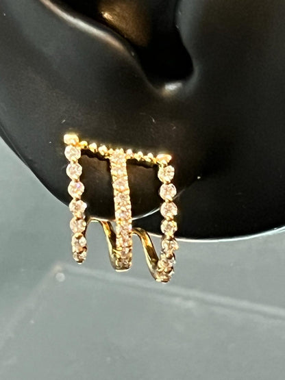 Triple Threat Illusion Earrings